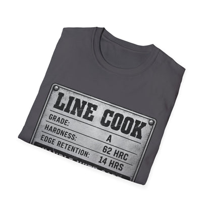 Line Cook metallic label T-Shirt