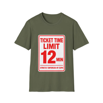 Ticket time limit 12min T-Shirt