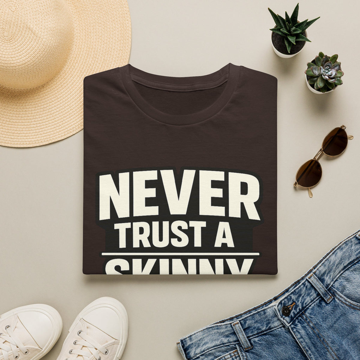 Never trust a skinny Chef T-Shirt