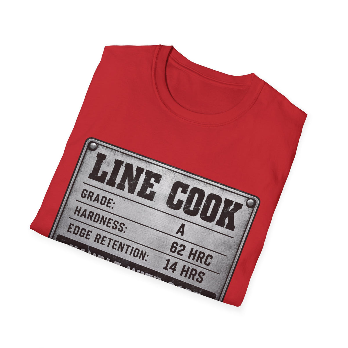 Line Cook metallic label T-Shirt