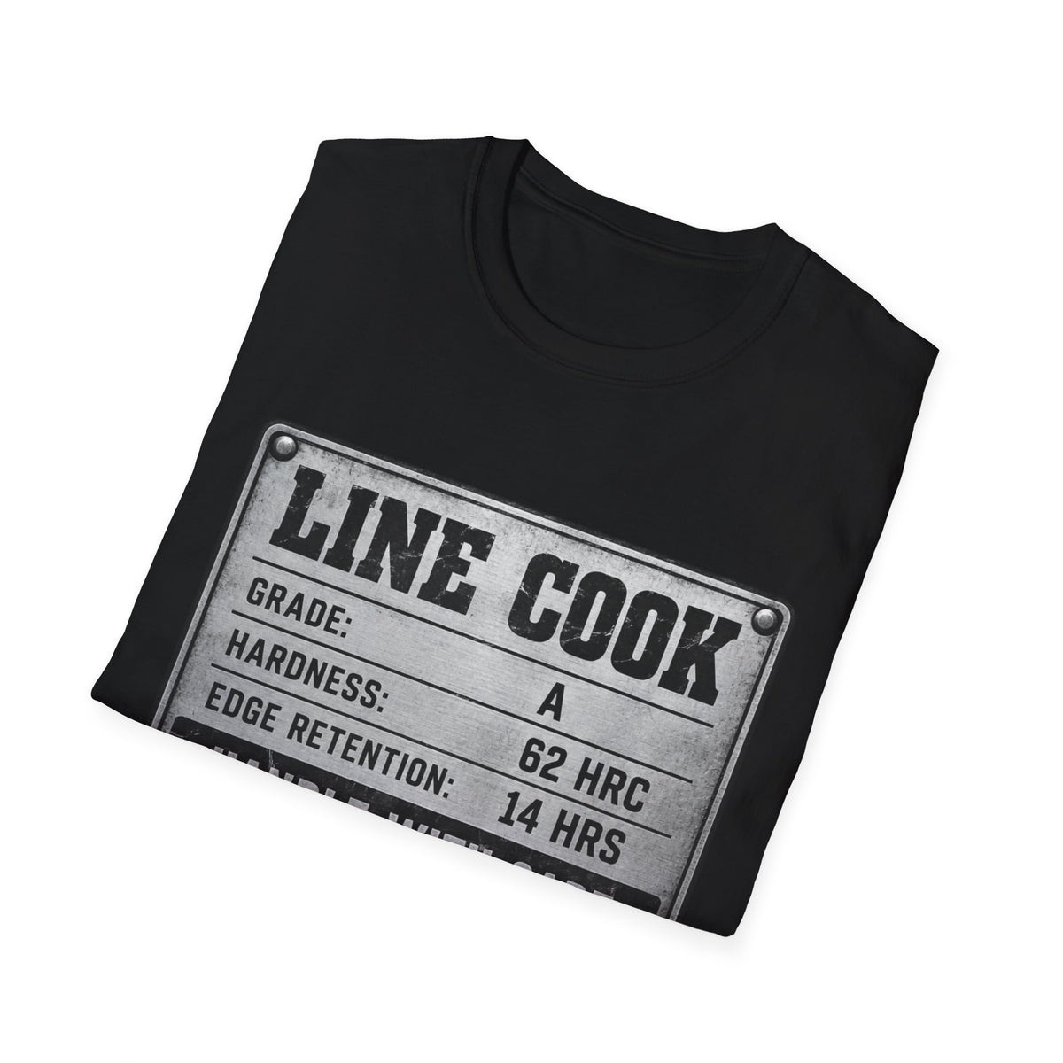 Line Cook metallic label T-Shirt