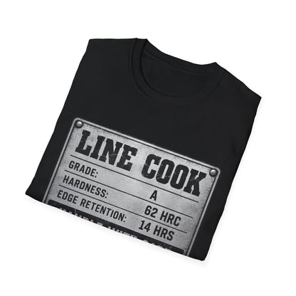 Line Cook metallic label T-Shirt