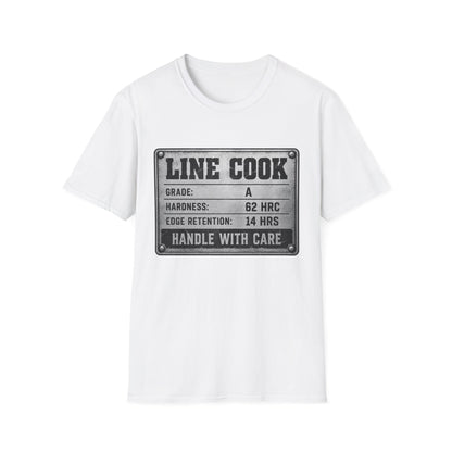 Line Cook metallic label T-Shirt
