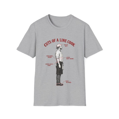 Cuts of a line cook T-Shirt