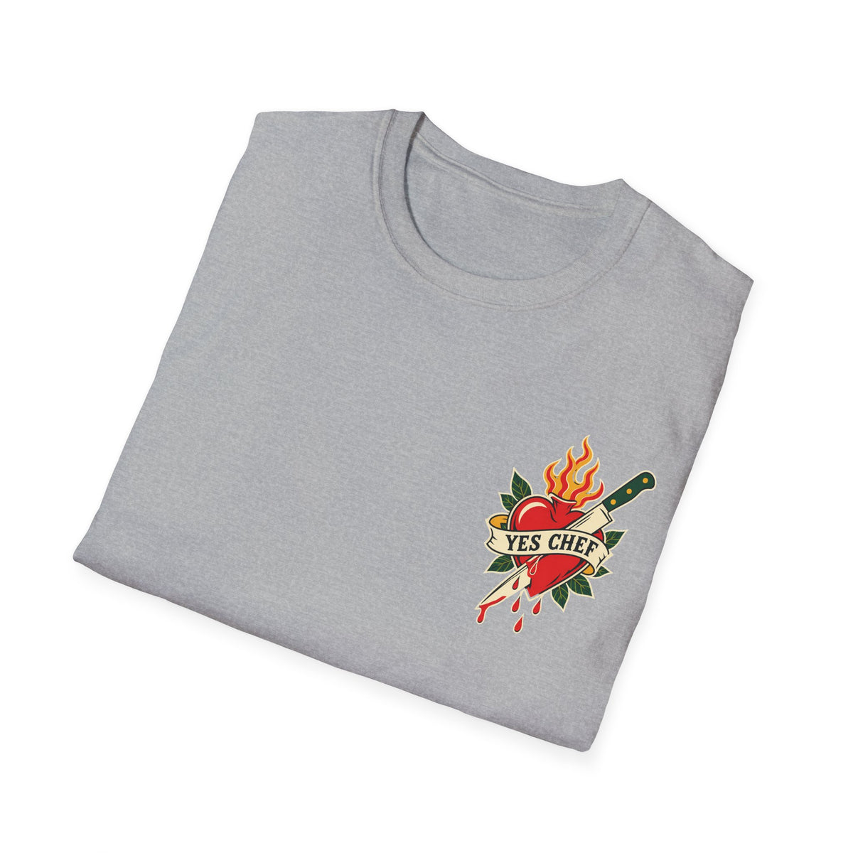 Yes Chef Heart Emblem T-Shirt