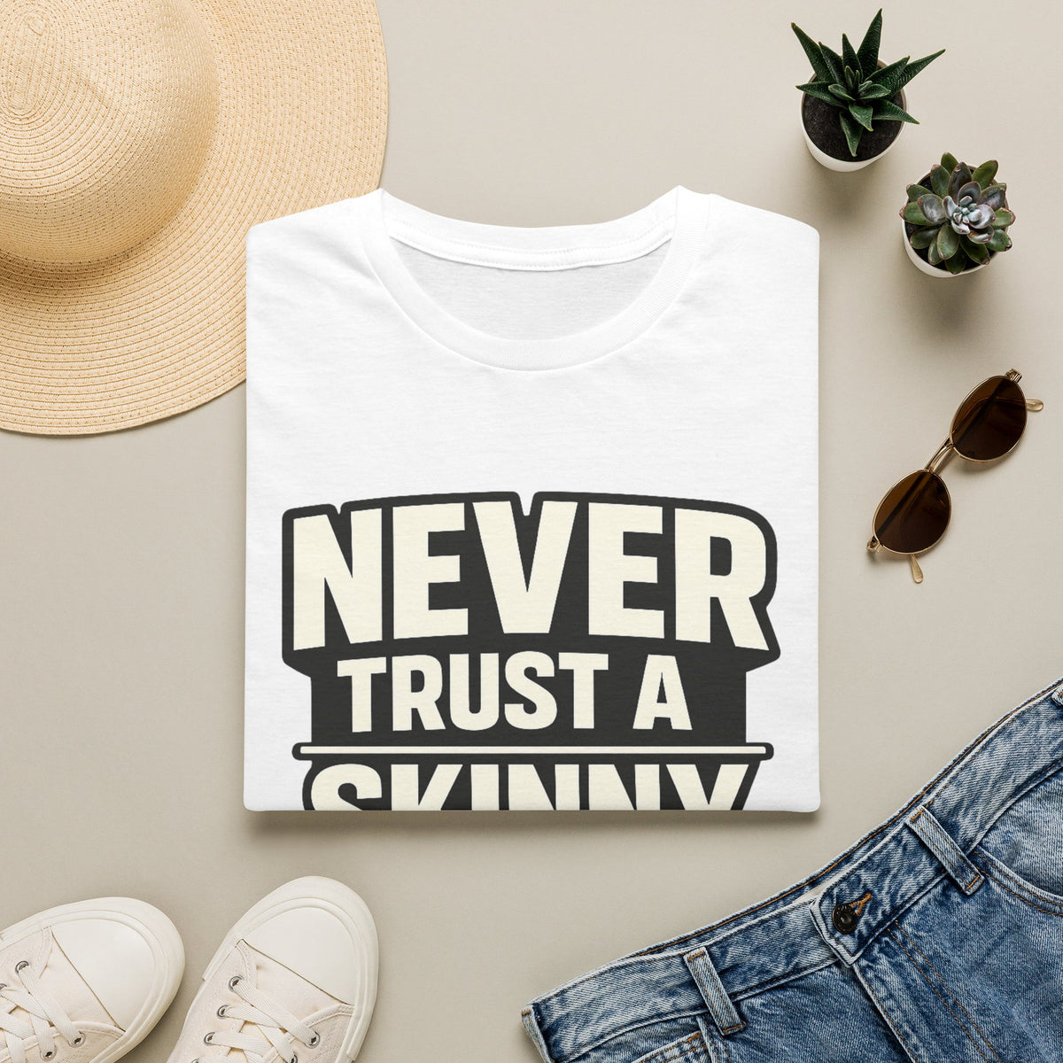 Never trust a skinny Chef T-Shirt
