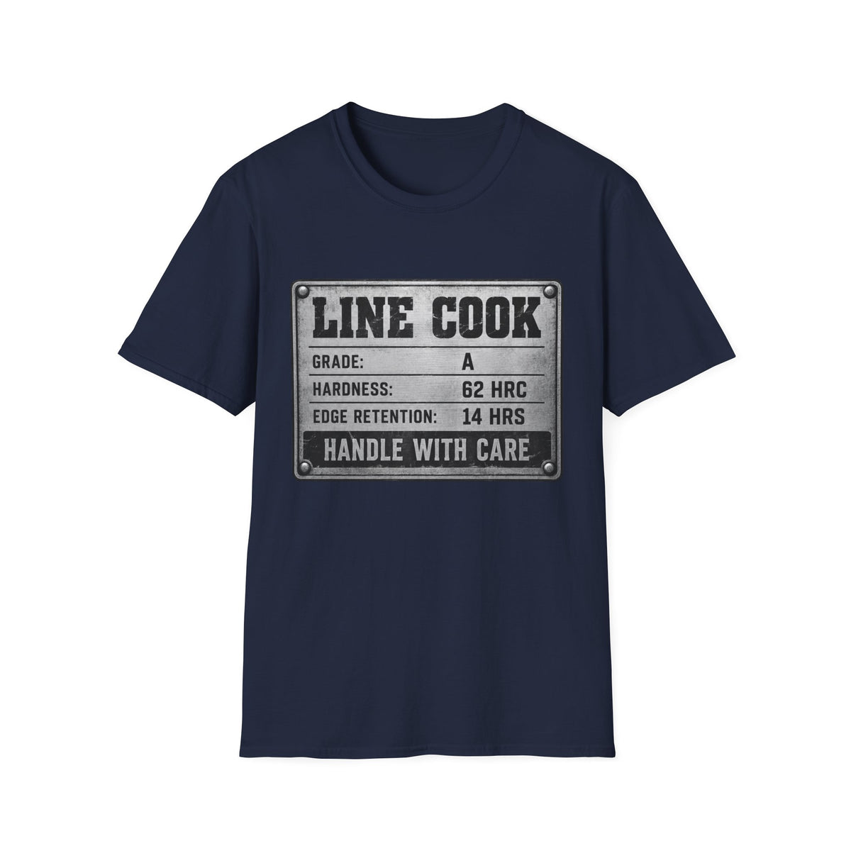 Line Cook metallic label T-Shirt