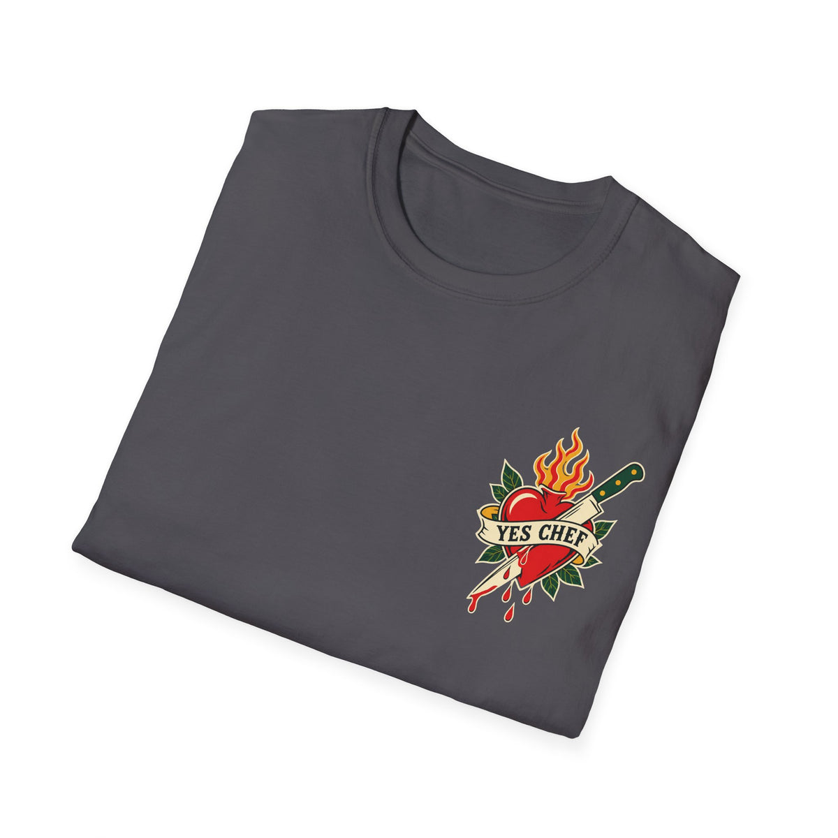 Yes Chef Heart Emblem T-Shirt