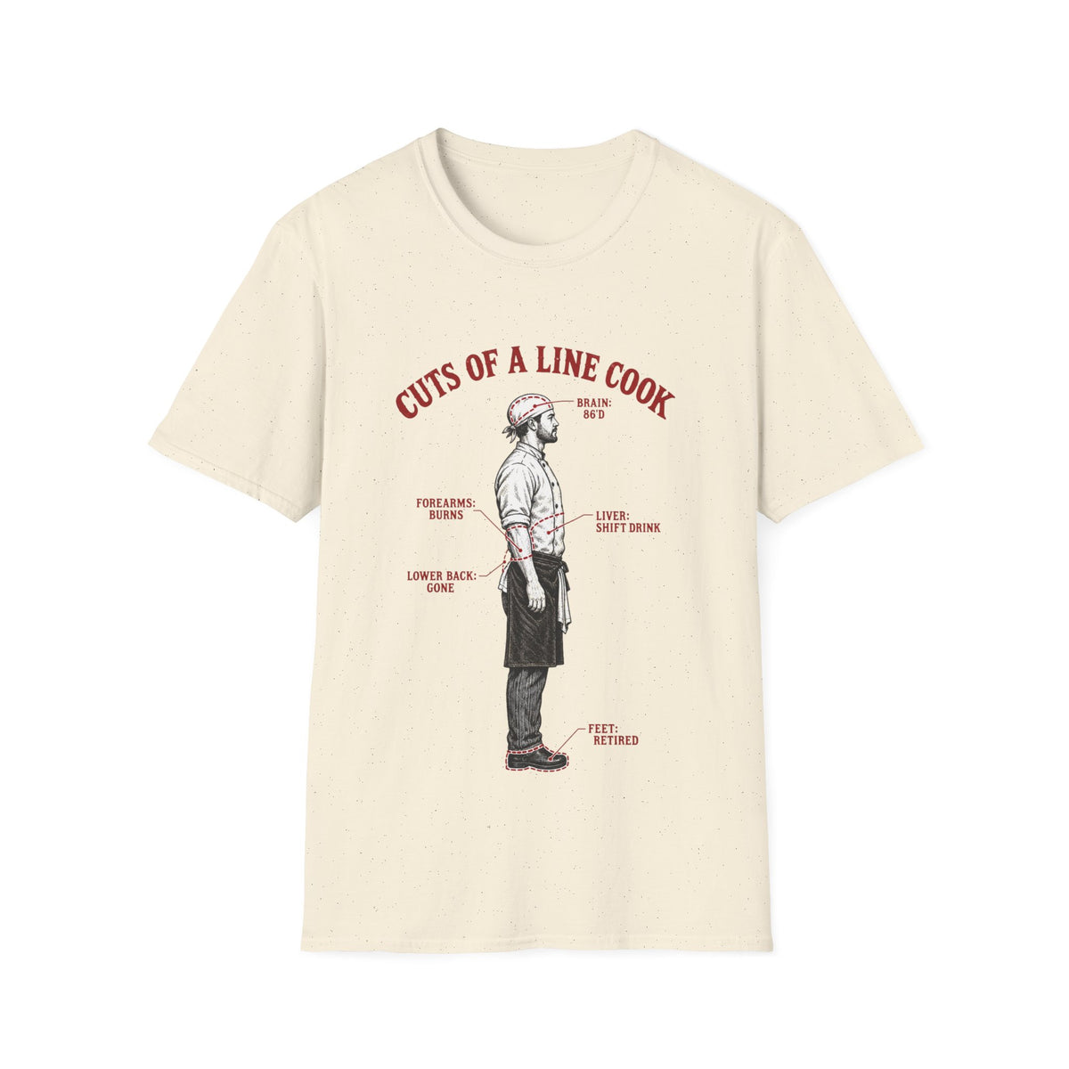 Cuts of a line cook T-Shirt