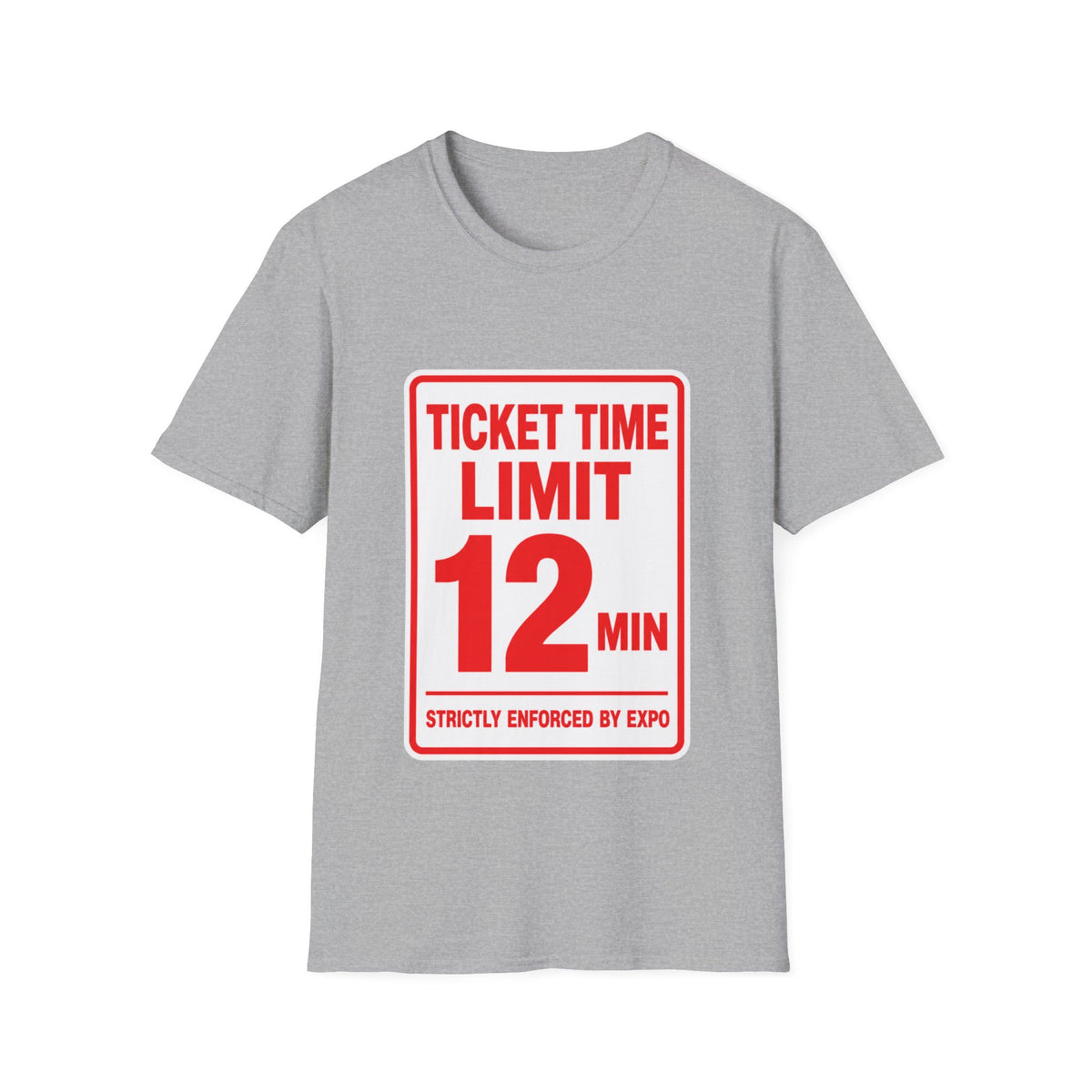 Ticket time limit 12min T-Shirt