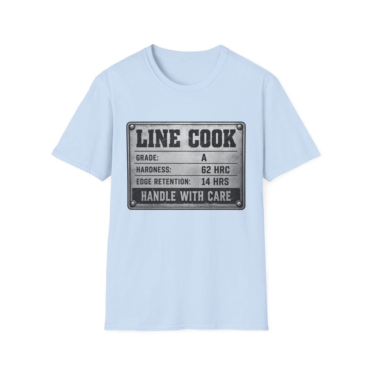 Line Cook metallic label T-Shirt