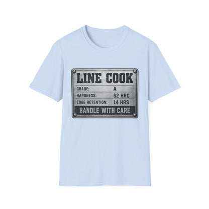 Line Cook metallic label T-Shirt