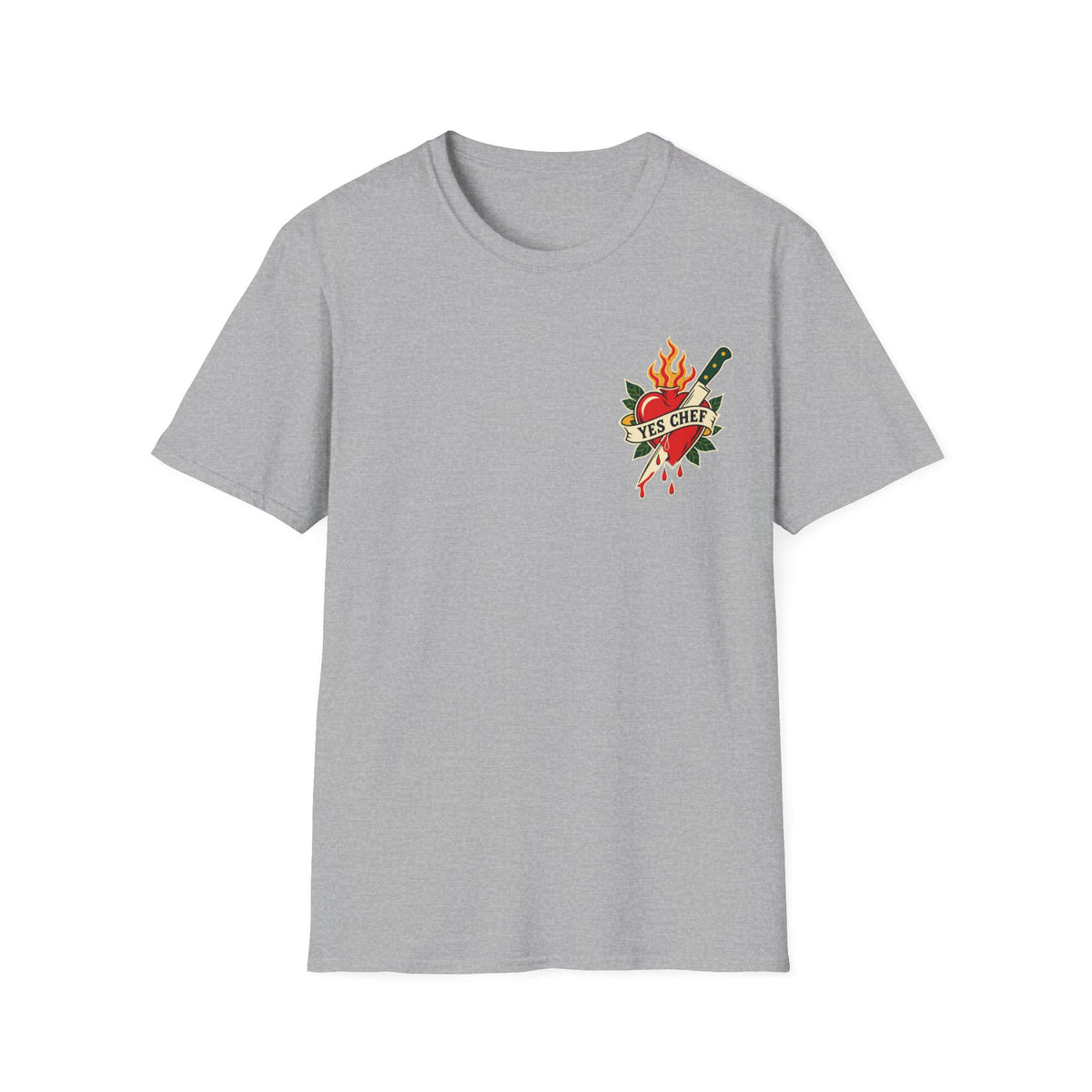 Yes Chef Heart Emblem T-Shirt