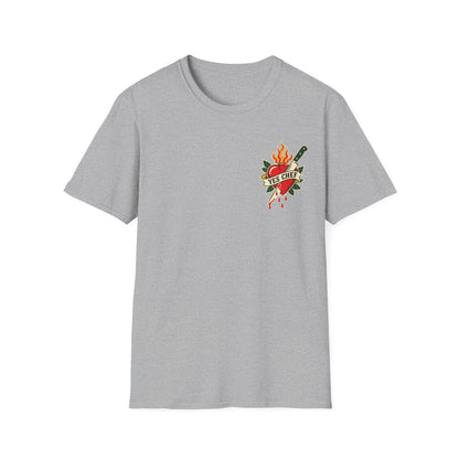 Yes Chef Heart Emblem T-Shirt