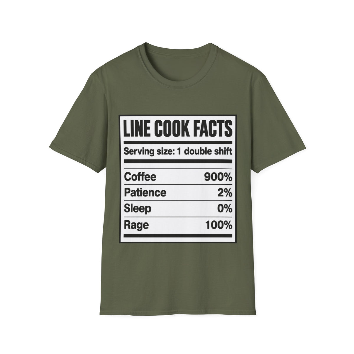 Line Cook Facts T-Shirt