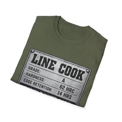 Line Cook metallic label T-Shirt