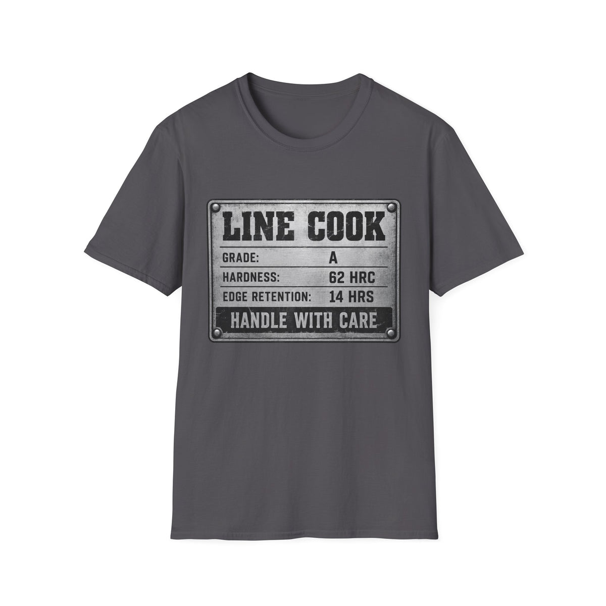 Line Cook metallic label T-Shirt