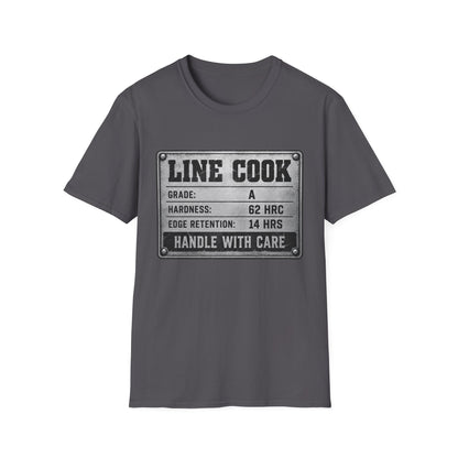 Line Cook metallic label T-Shirt