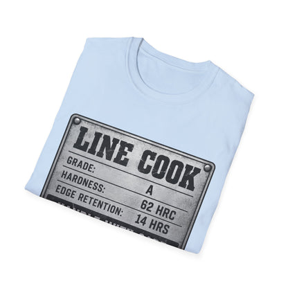 Line Cook metallic label T-Shirt
