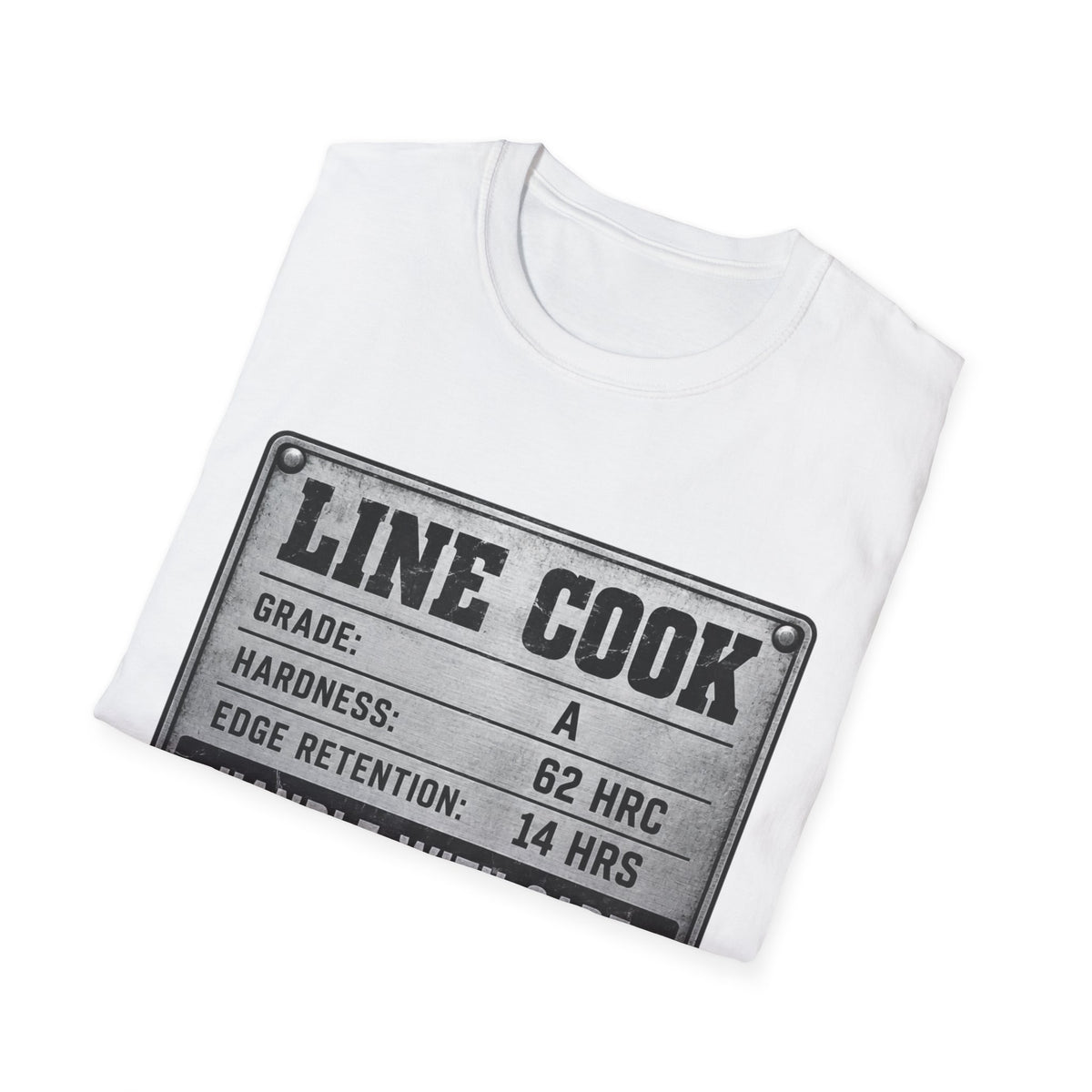 Line Cook metallic label T-Shirt