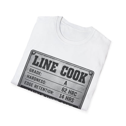 Line Cook metallic label T-Shirt