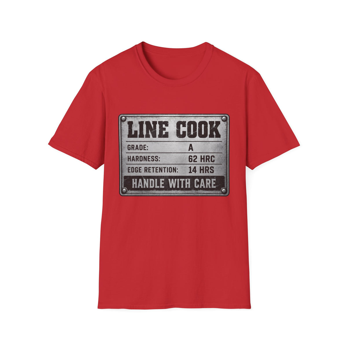 Line Cook metallic label T-Shirt
