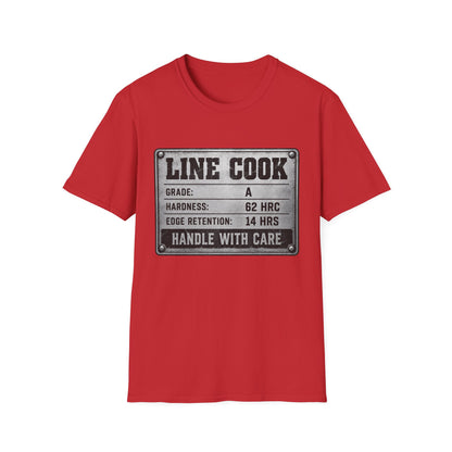 Line Cook metallic label T-Shirt