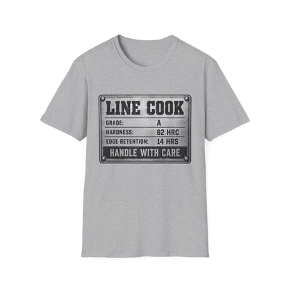 Line Cook metallic label T-Shirt