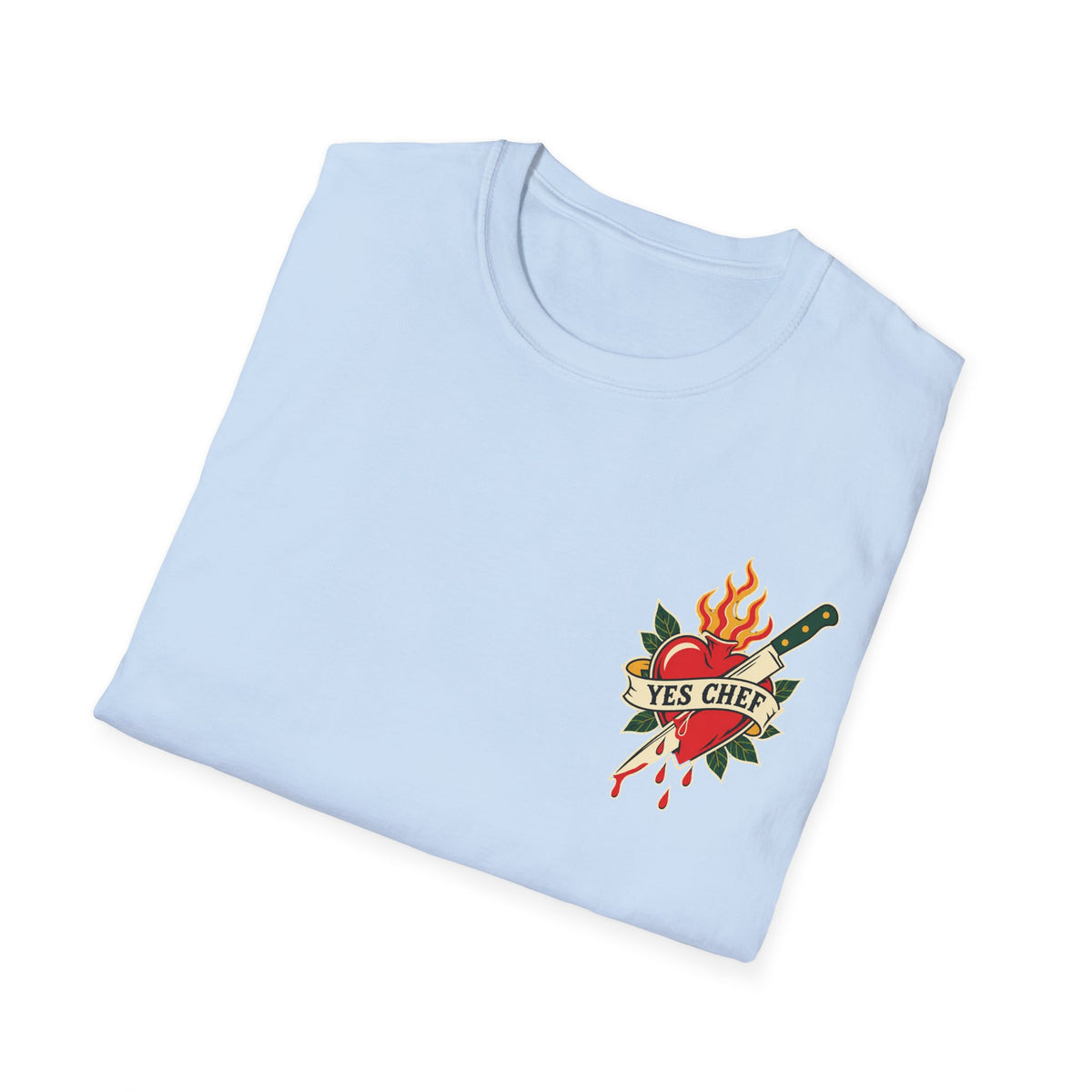 Yes Chef Heart Emblem T-Shirt