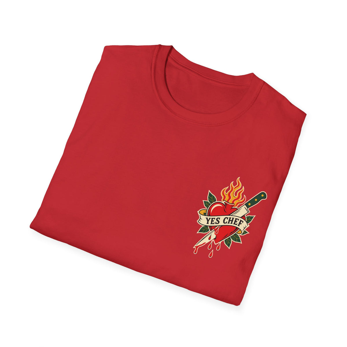 Yes Chef Heart Emblem T-Shirt