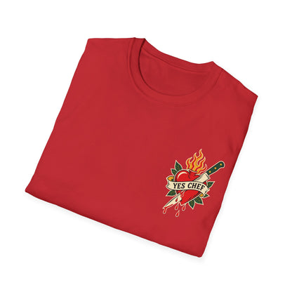 Yes Chef Heart Emblem T-Shirt