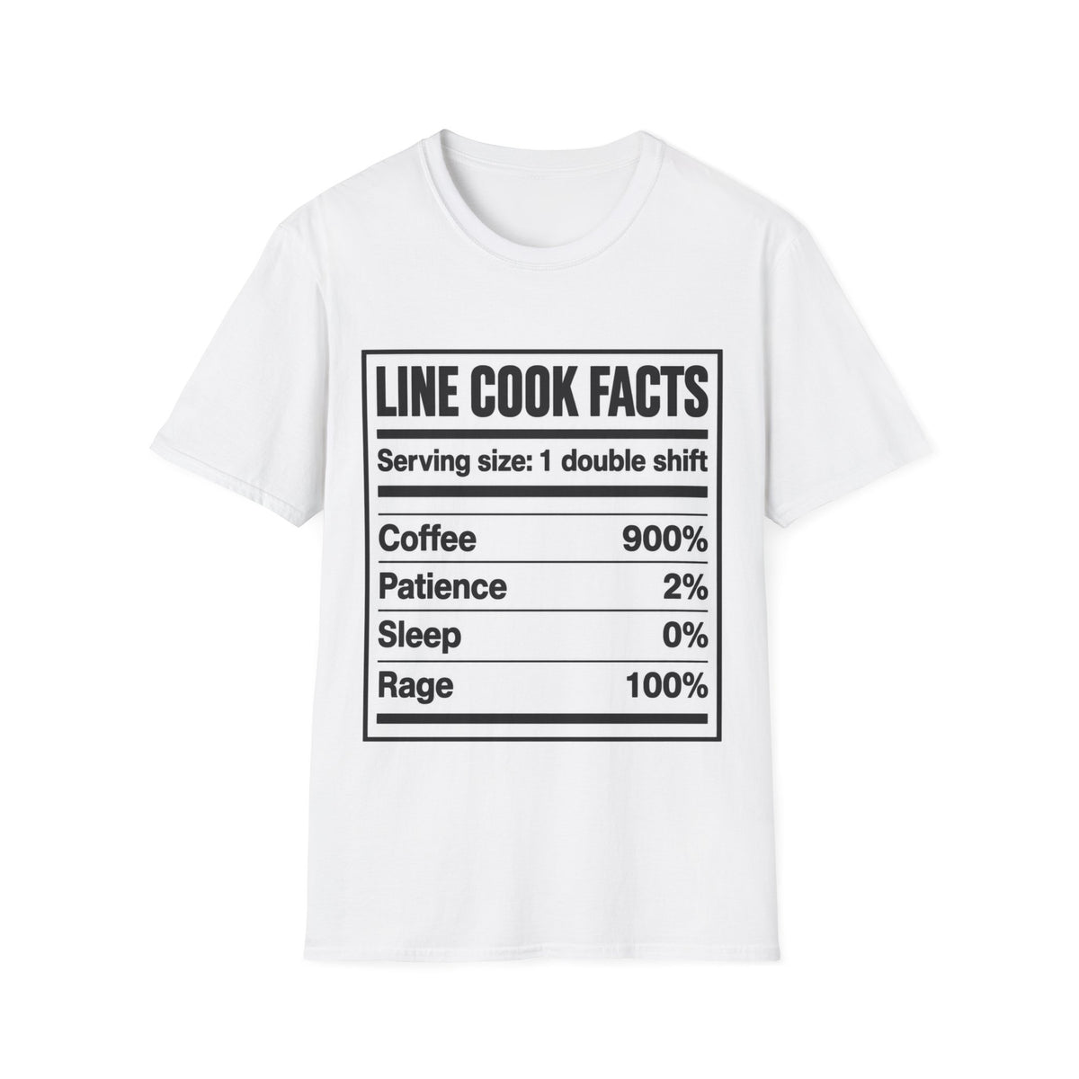 Line Cook Facts T-Shirt