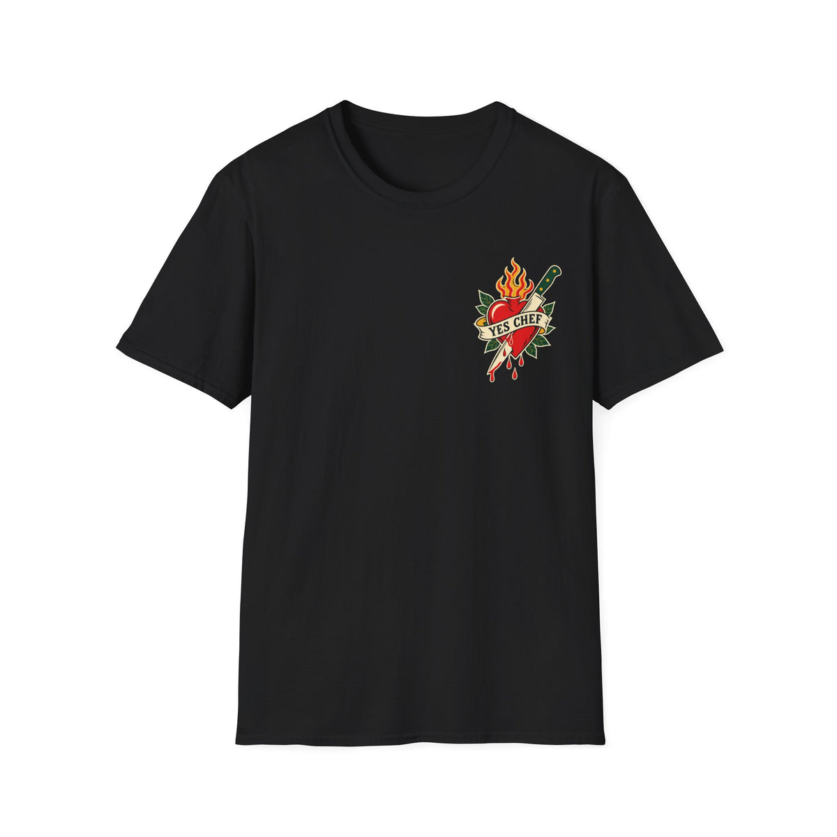 Yes Chef Heart Emblem T-Shirt
