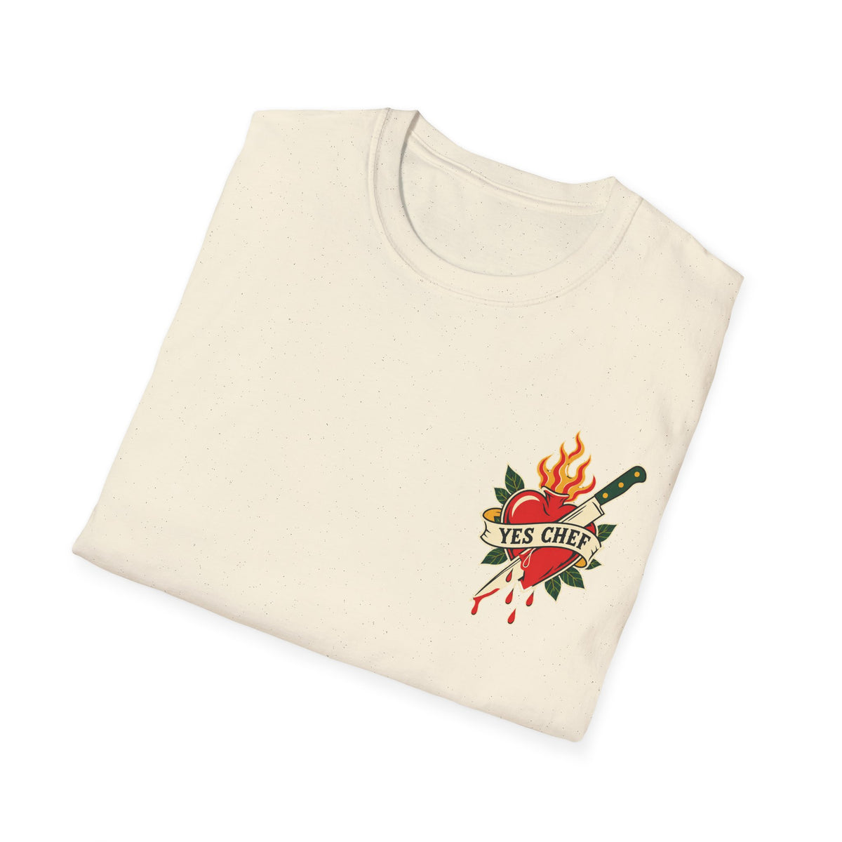 Yes Chef Heart Emblem T-Shirt