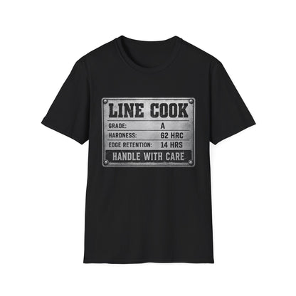 Line Cook metallic label T-Shirt