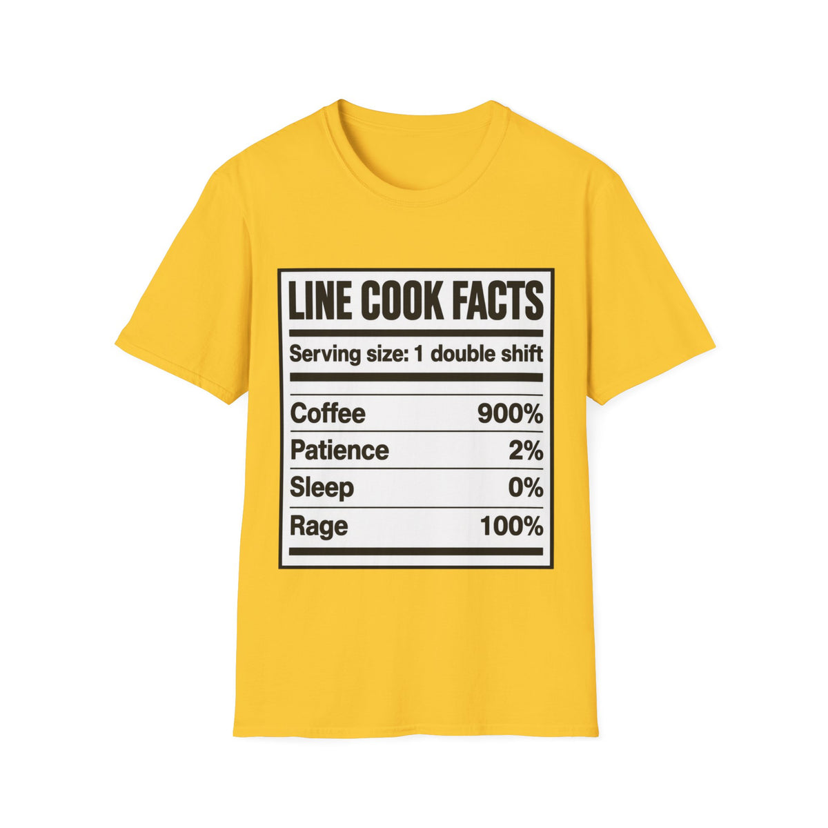 Line Cook Facts T-Shirt