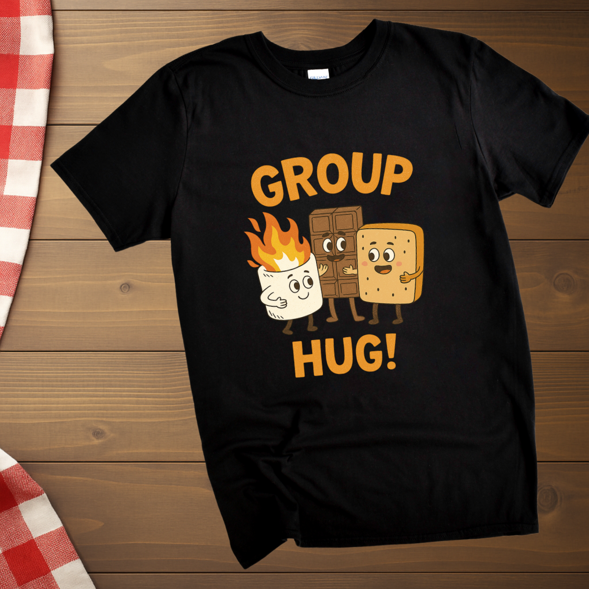Camping Group Hug T-Shirt