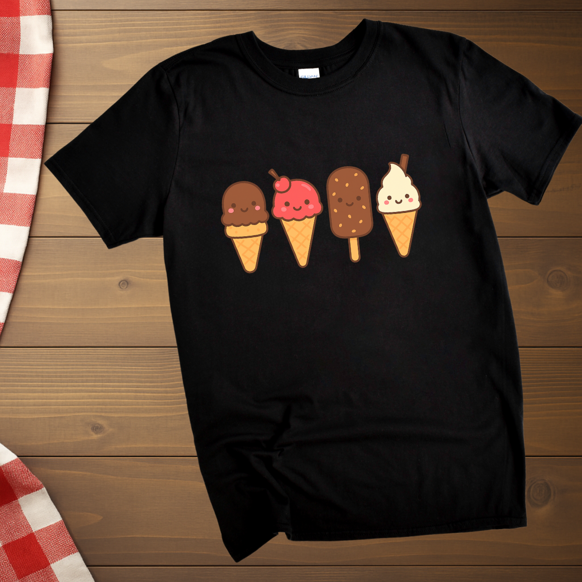 Ice cream Cold Crew T-Shirt