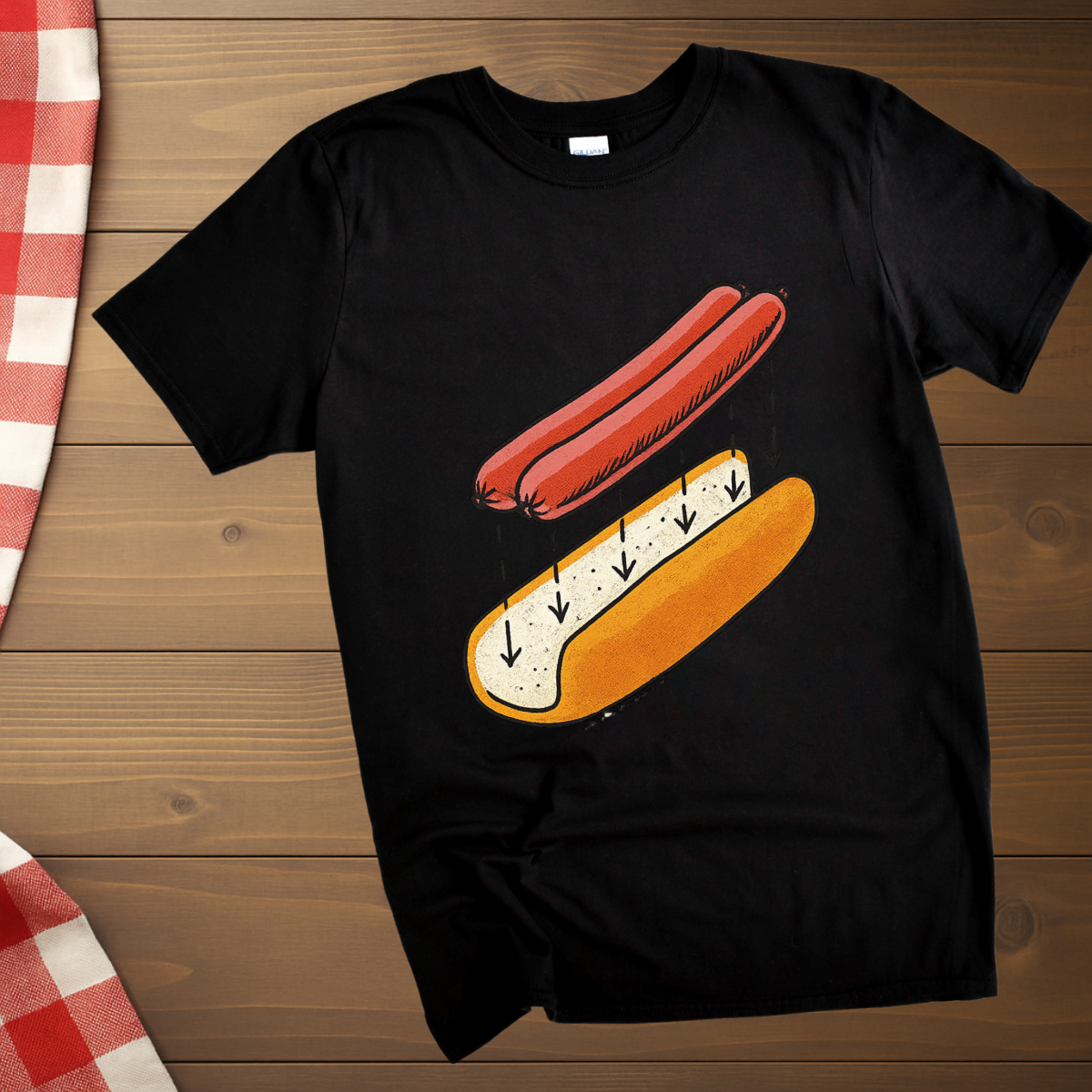 Hot Dog Ingredient T-Shirt