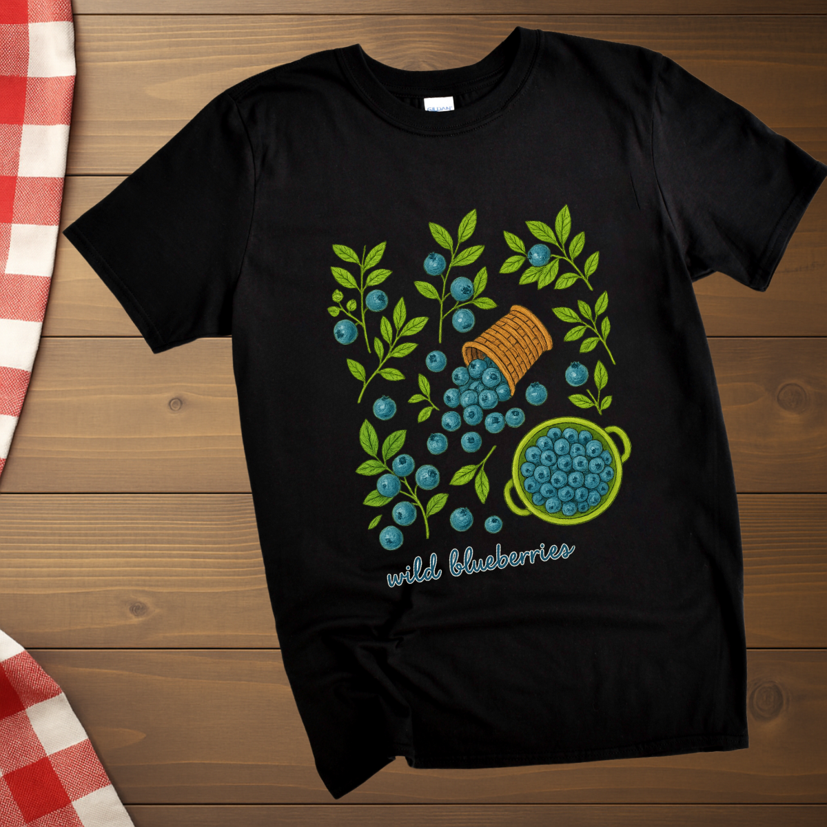 Wild blueberries T-Shirt