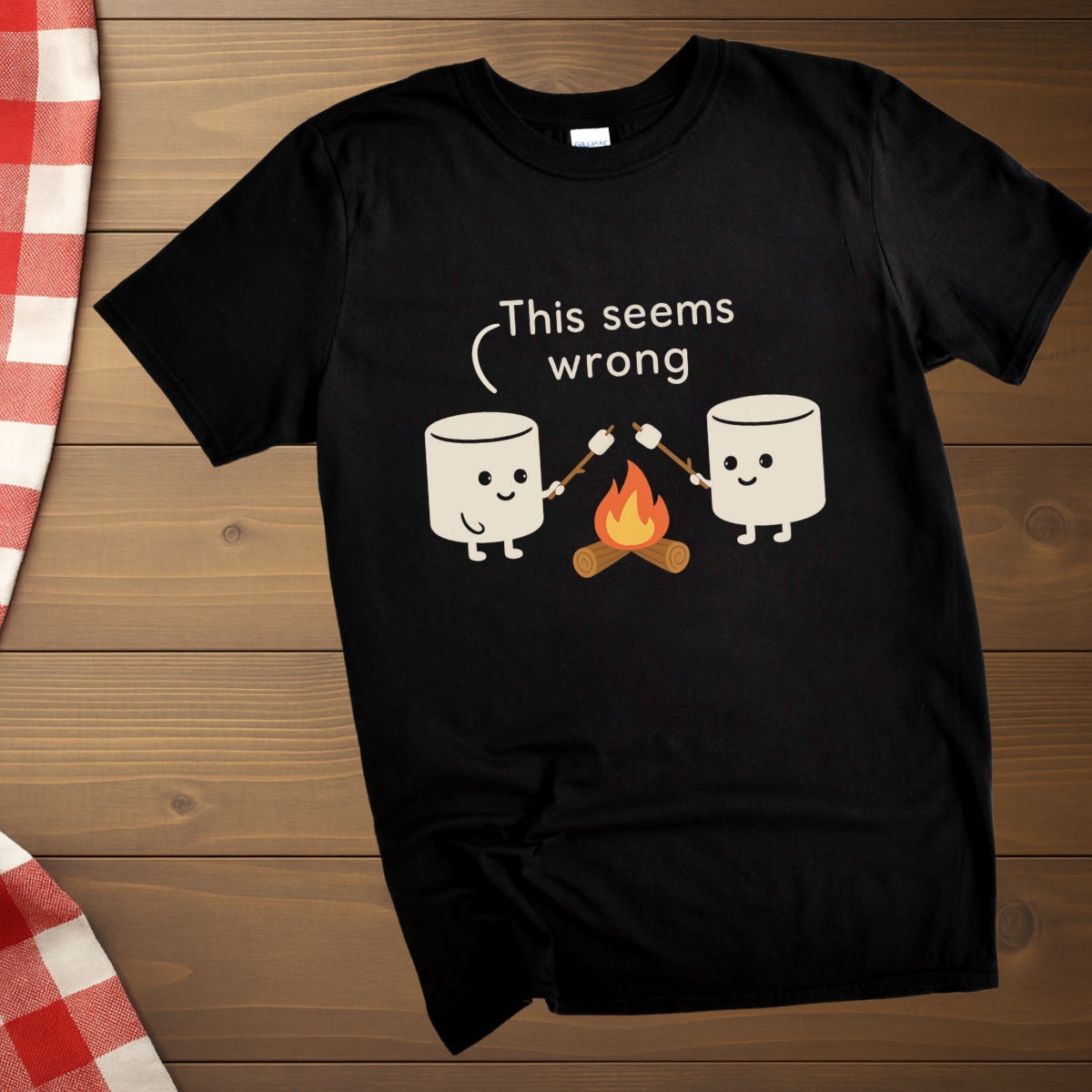 Sarcastic Marshmallow Toasting T-Shirt