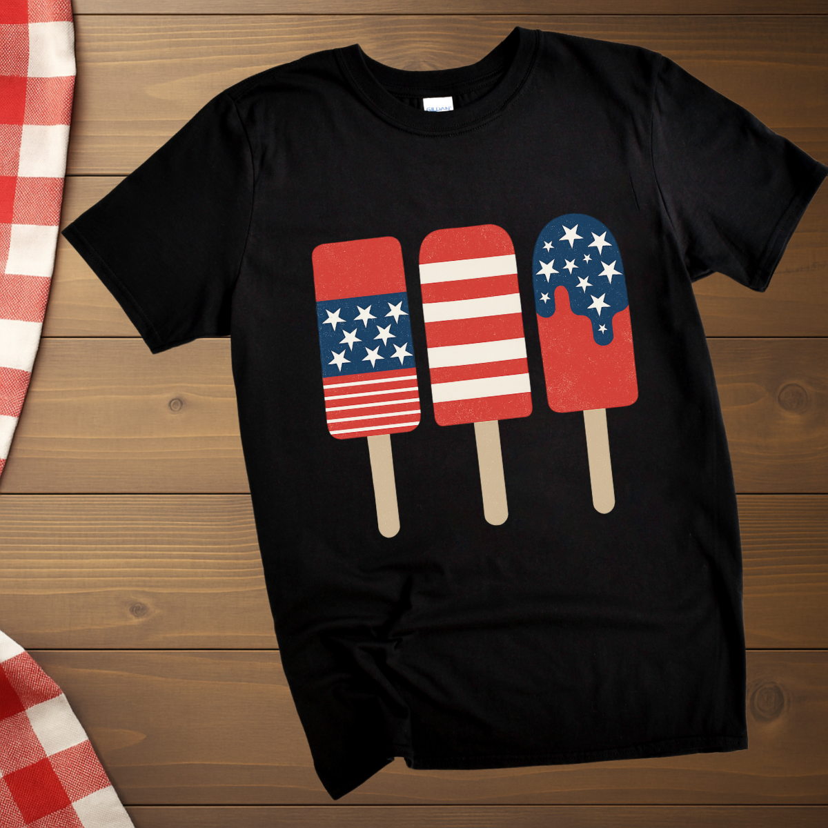 4th of July Popsicles T-Shirt