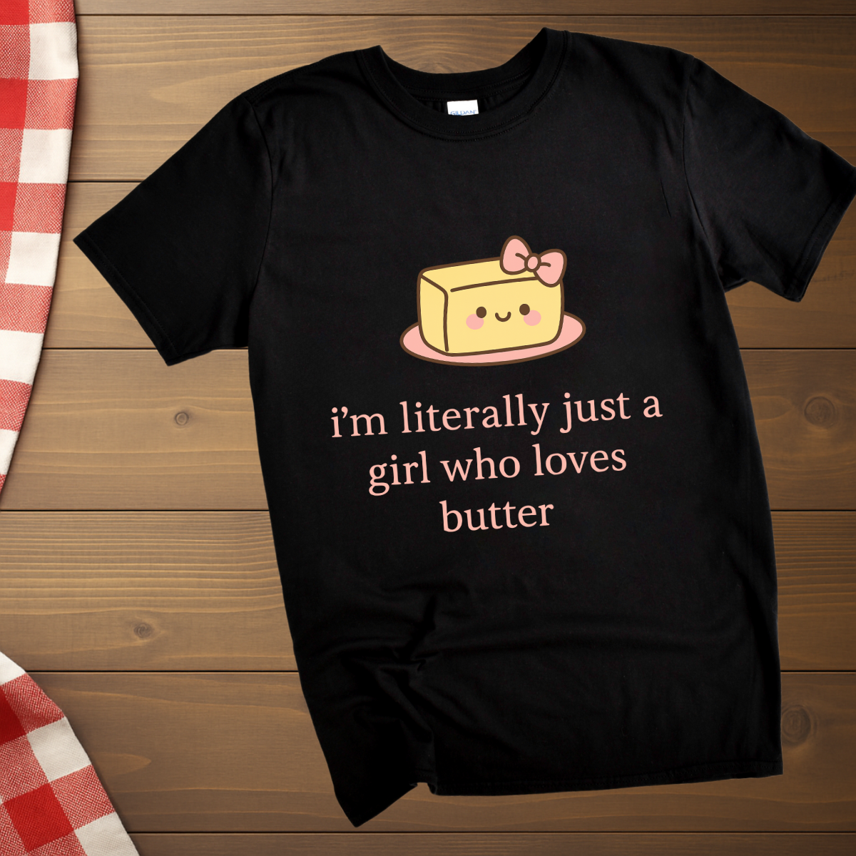 Butter Lover Girl T-Shirt