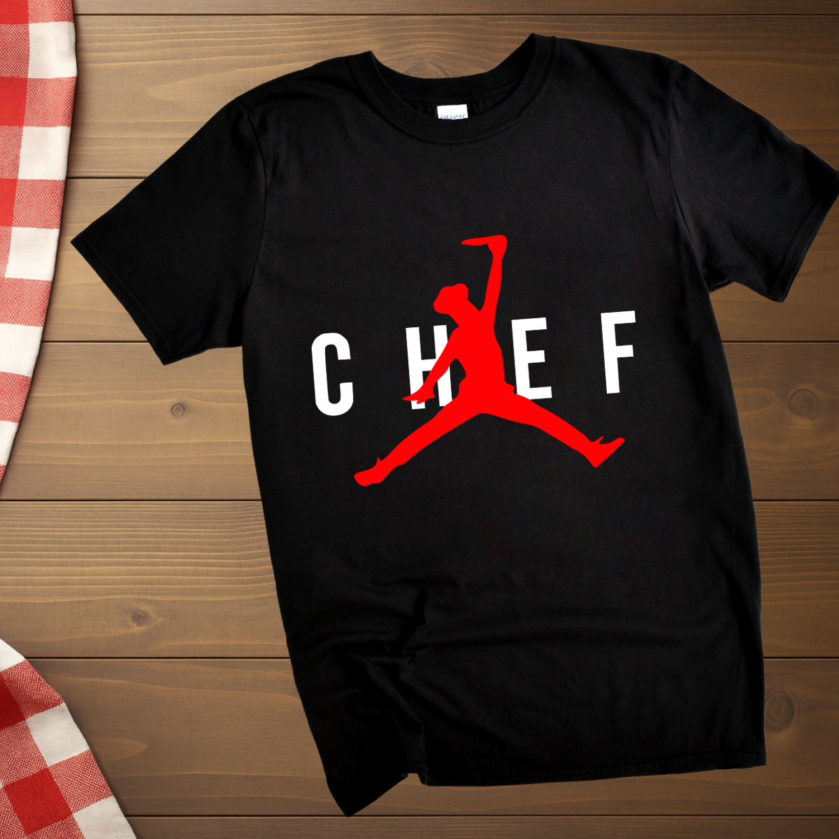 Funny jumping Chef T-Shirt
