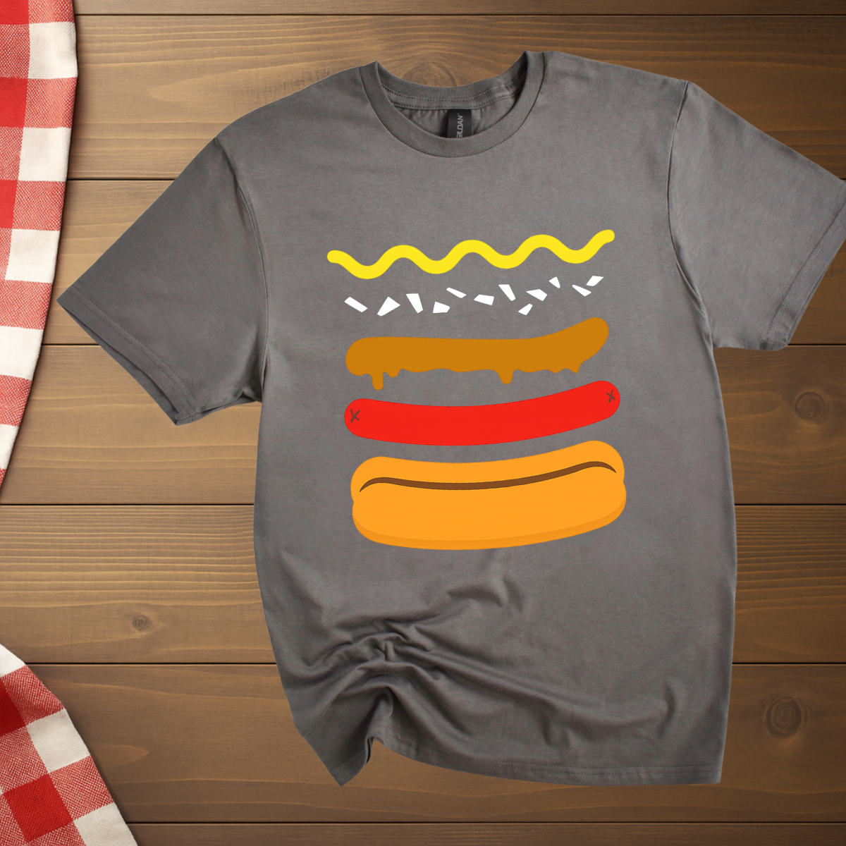 Hot Dog Ingredients T-Shirt