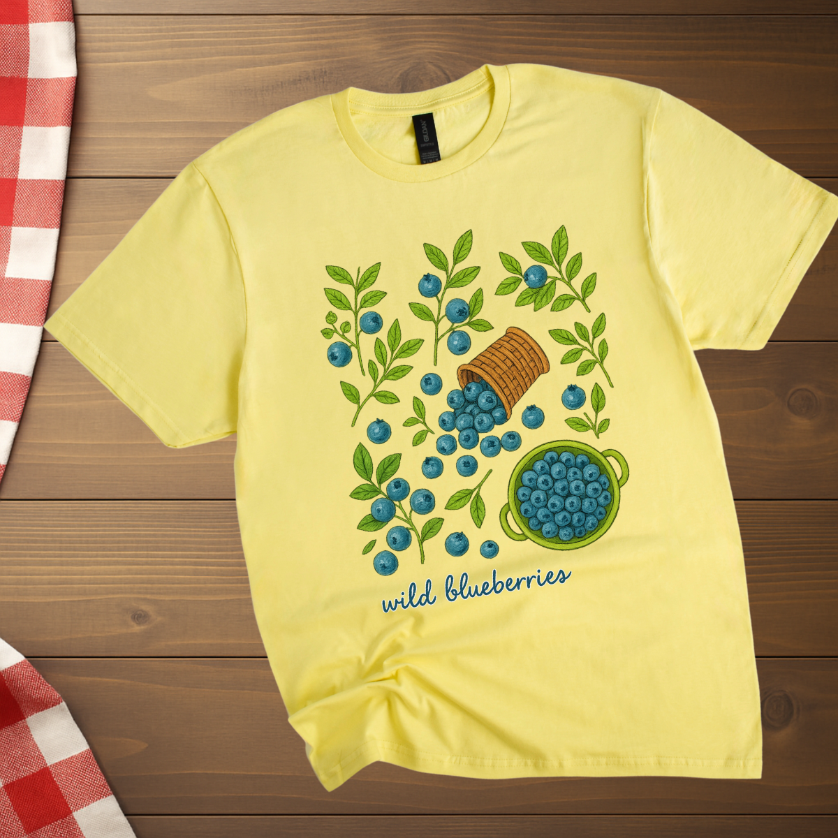 Wild blueberries T-Shirt