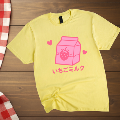 Strawberry milk Japanese themed T-Shirt