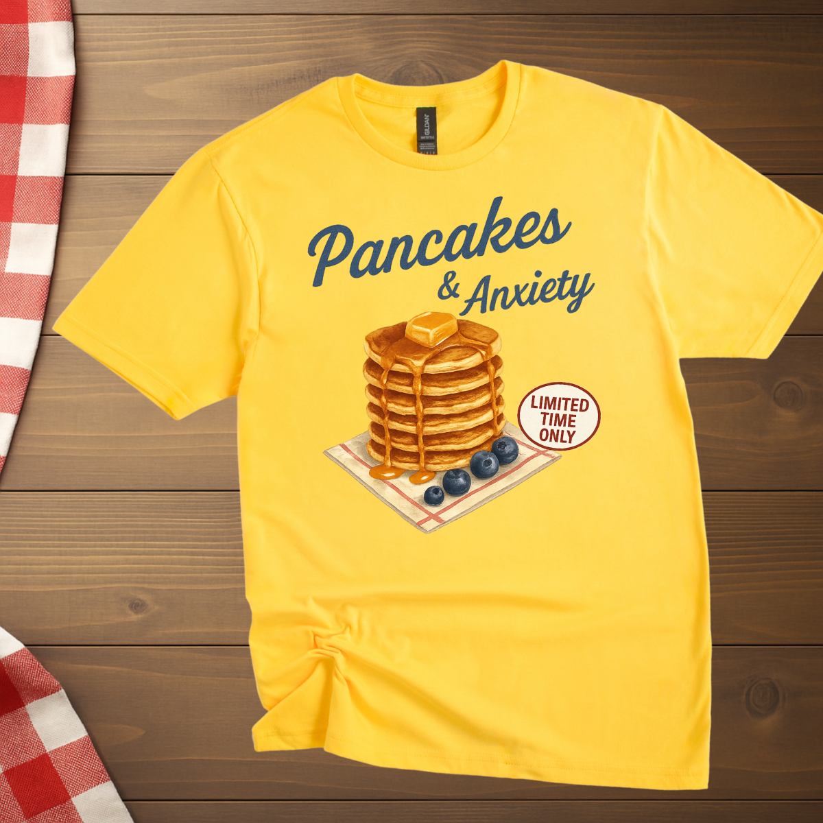 Pancakes and Anxiety T-Shirt