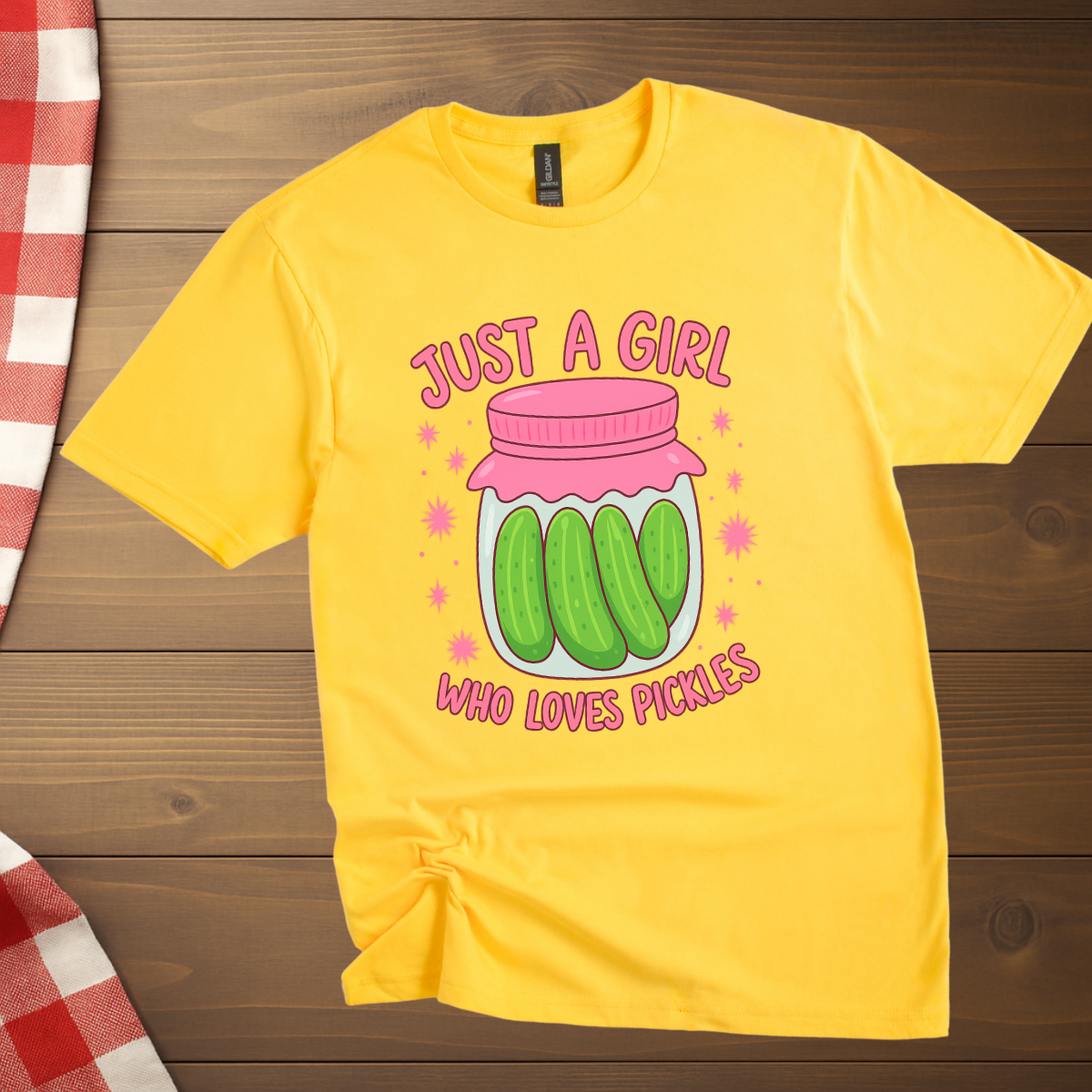 Just a Girl who loves Pickles T-Shirt