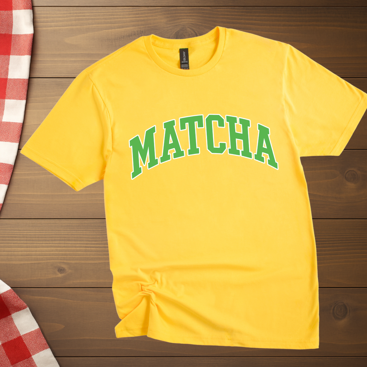 College Style Matcha T-Shirt